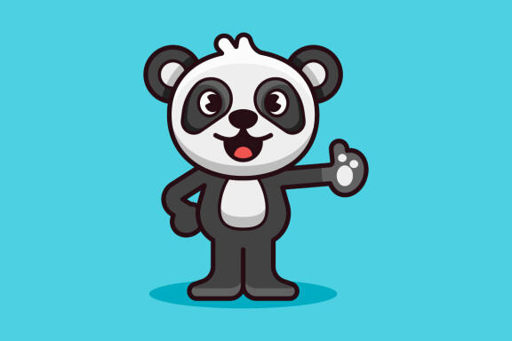 Cute Panda Thumbs Up