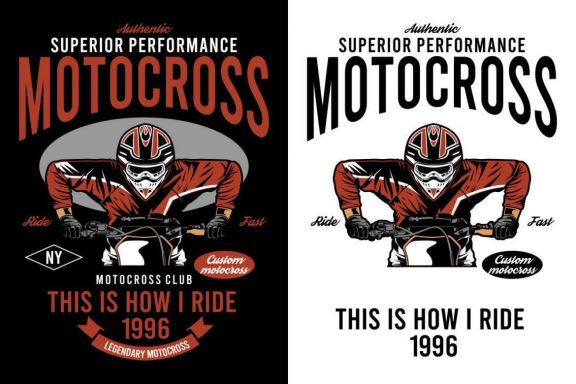 Super Motocross Vector