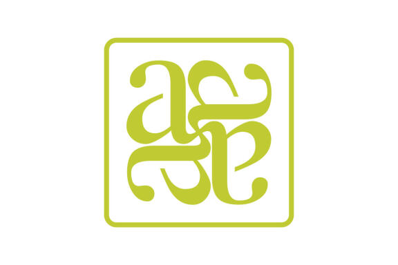 Initial a lowercase rectangle style icon design template logo vector