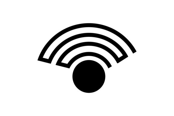 Wifi logo design vector simple