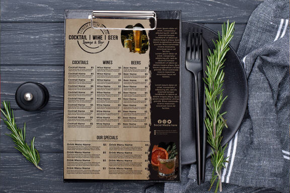 Cocktails Menu