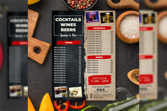 Cocktails Menu