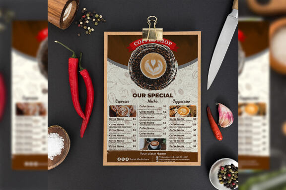 Coffee Menu
