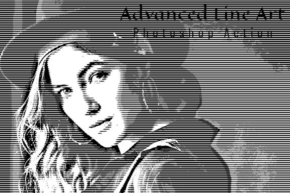 Advanced Line Art  PS Action