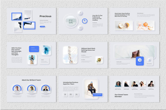 Precious - Pitchdeck PowerPoint Template