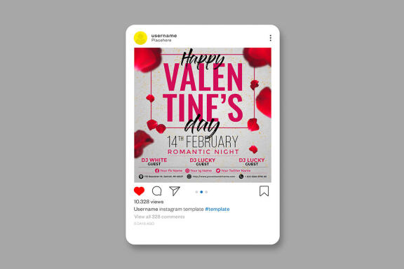 Valentine Day - Flyer Template
