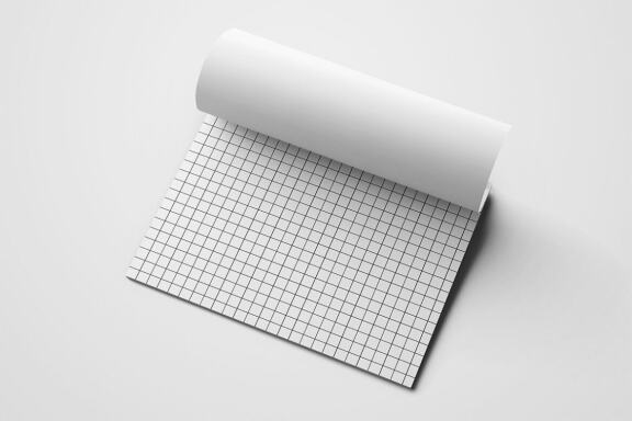 Wire Wall Calendar 8.5x11 Inches - Flat Lay