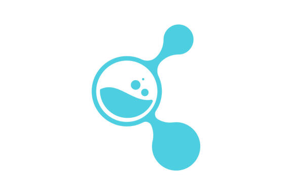 share laboratory experiment concept icon logo template vector illustration