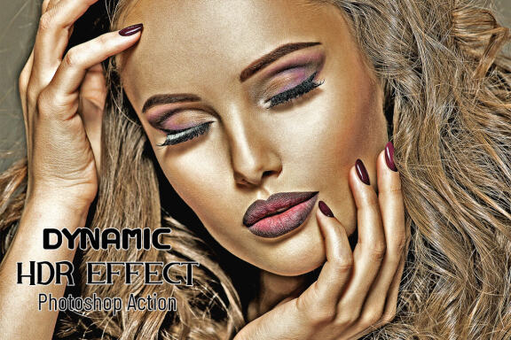 Dynamic HDR Effect Photoshop Action