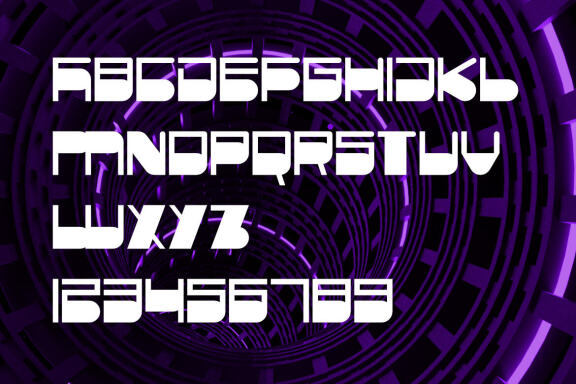 Knoo Display Tech FREE Font