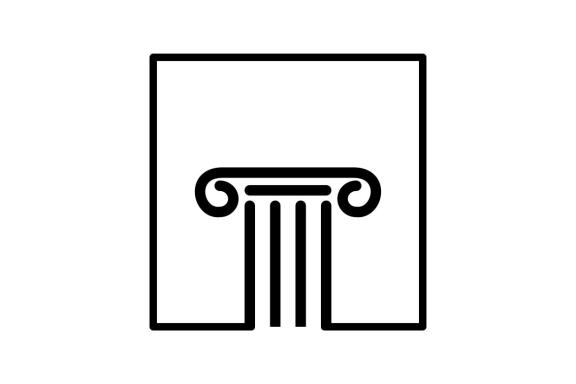Law firm advocate creative icon design template logo vector