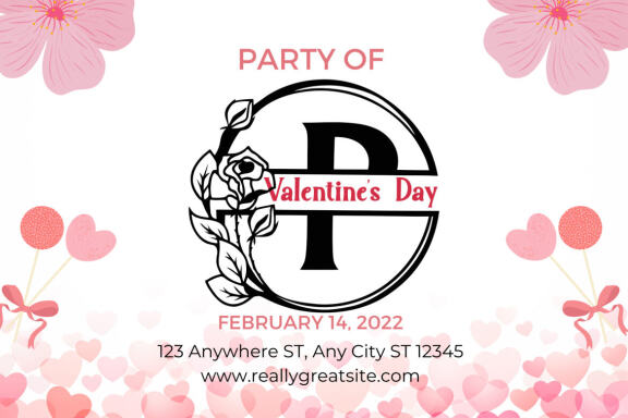 Lovely Valentine Monogram