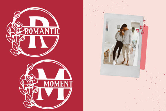 Lovely Valentine Monogram