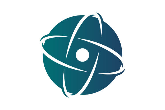Flat planet Earth logo vector illustration design