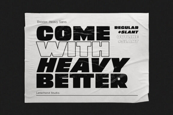 Brexter - Heavy Sans Serif