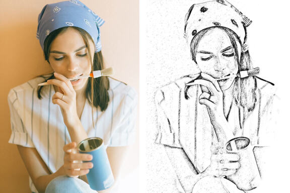 Artistic Sketch Photoshop Action