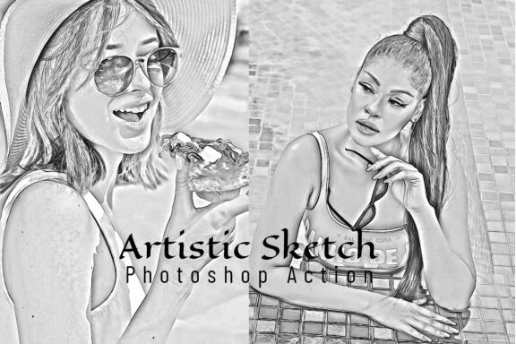 Artistic Sketch Photoshop Action