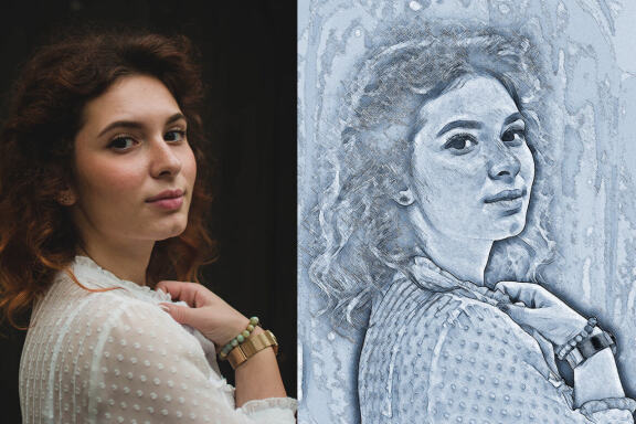 Artistic Sketch Photoshop Action