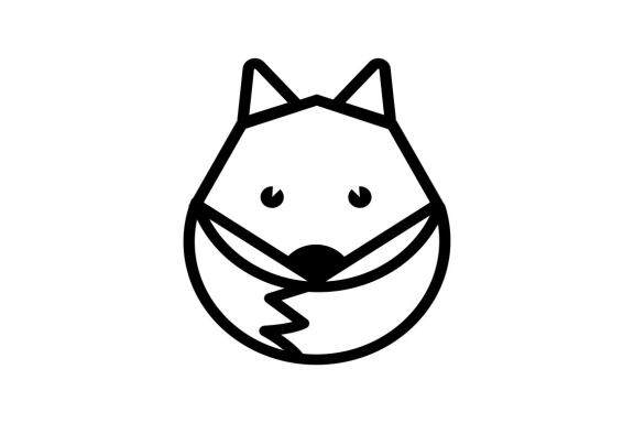 Fox creative design vector logo illustration