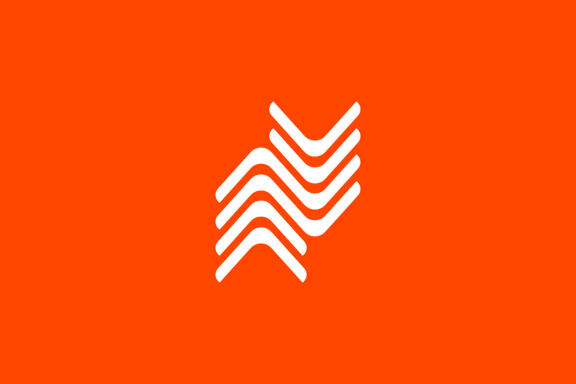Dynamic N Arrow Grow Logo
