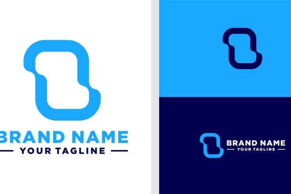 LETTER O LOGO MONOGRAM WAVE EDITABLE