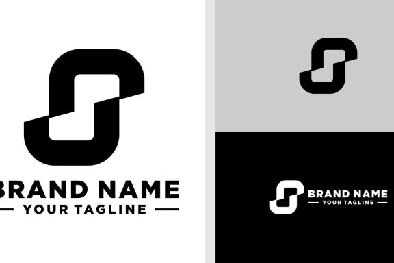 0S MONOGRAM LOGO UNUSUAL SIMPLE EDITABLE