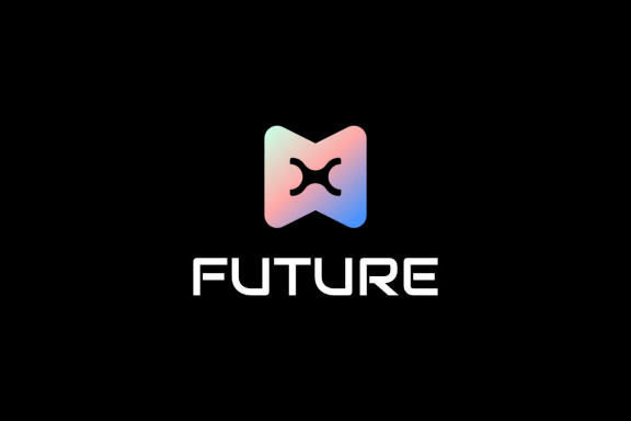 Abstract Modern Futuristic Gradient Logo