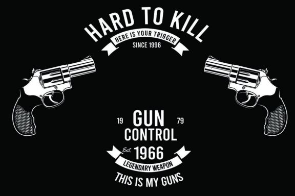 Two Guns Vector