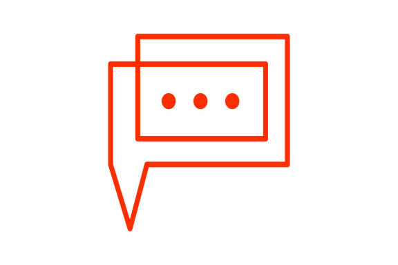 Talk, chat, message, logo design vector isolated