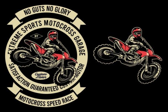 Motocross Vector