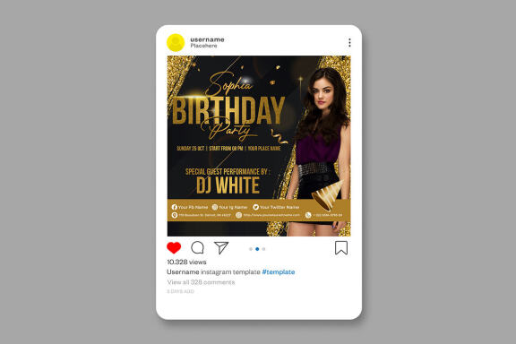 Birthday Party Flyer 