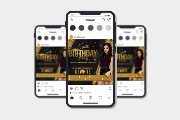 Birthday Party Flyer 
