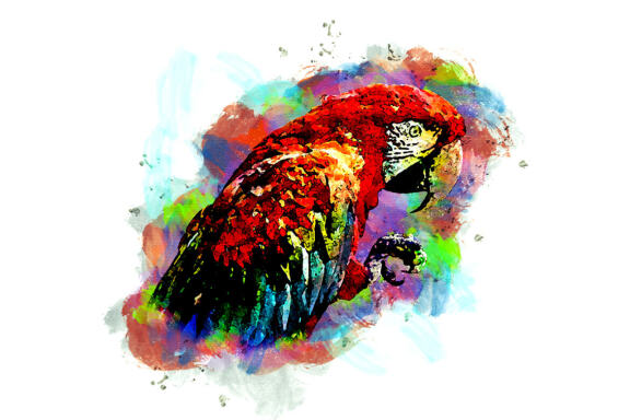 Palette Watercolor Photoshop Action