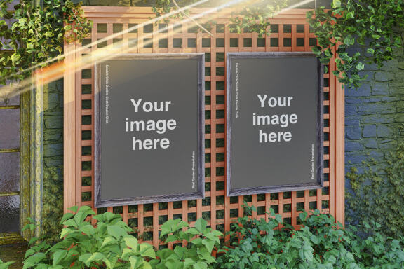 The Garden Frame Mockups