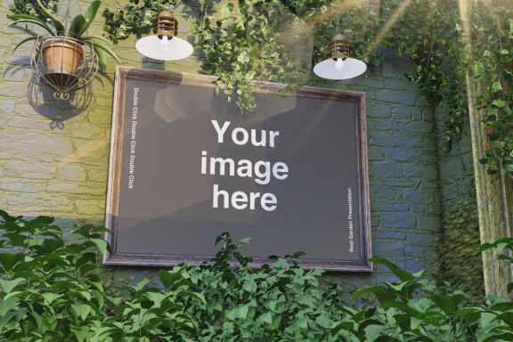 The Garden Frame Mockups