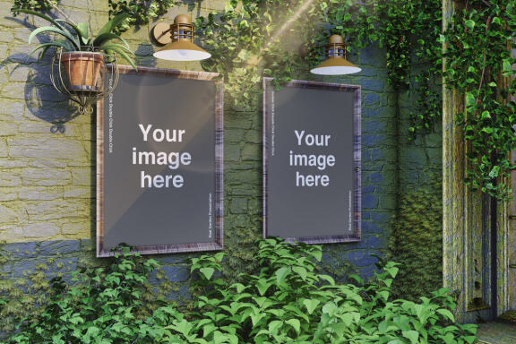 The Garden Frame Mockups