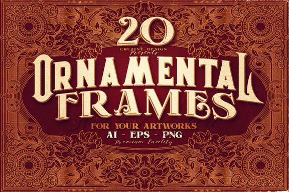 20 Ornamental Vintage Frames