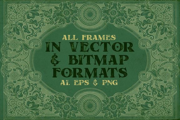 20 Ornamental Vintage Frames