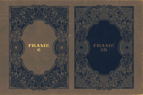 20 Ornamental Vintage Frames