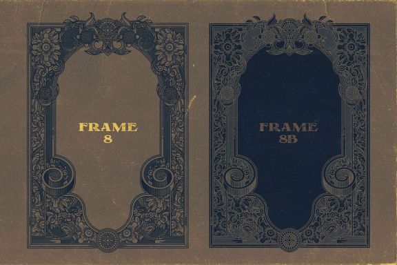 20 Ornamental Vintage Frames