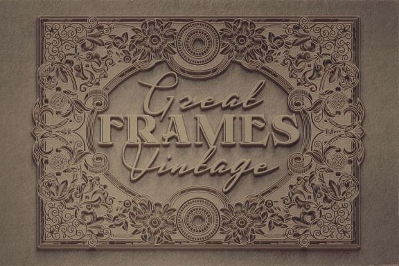 20 Ornamental Vintage Frames