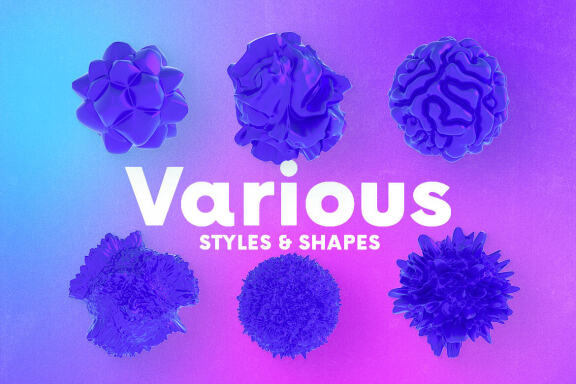 40 Abstract Sphere Shapes
