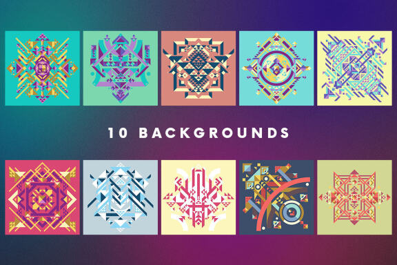 Vector Geometric Backgrounds