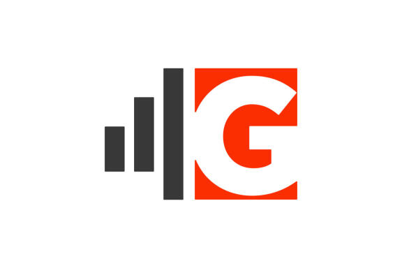 4g signal vector symbol logo design