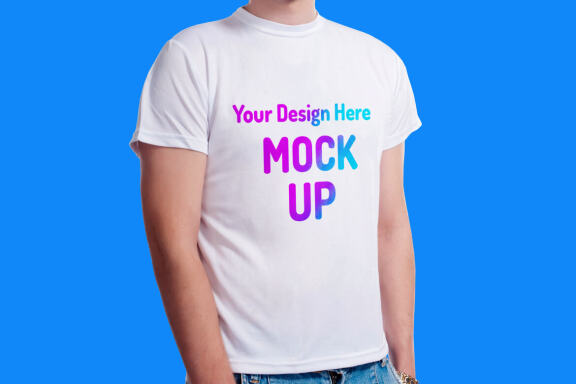 Male T-shirt - FREE Mockup