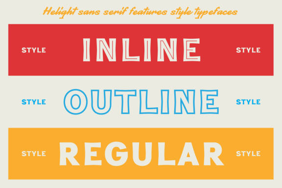 Helight - Crafted Font