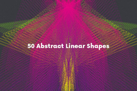 50 Abstract Linear Shapes
