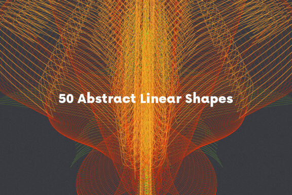 50 Abstract Linear Shapes
