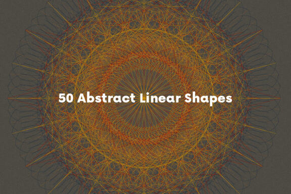 50 Abstract Linear Shapes