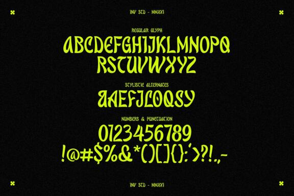 Sacred Musk - Display Font